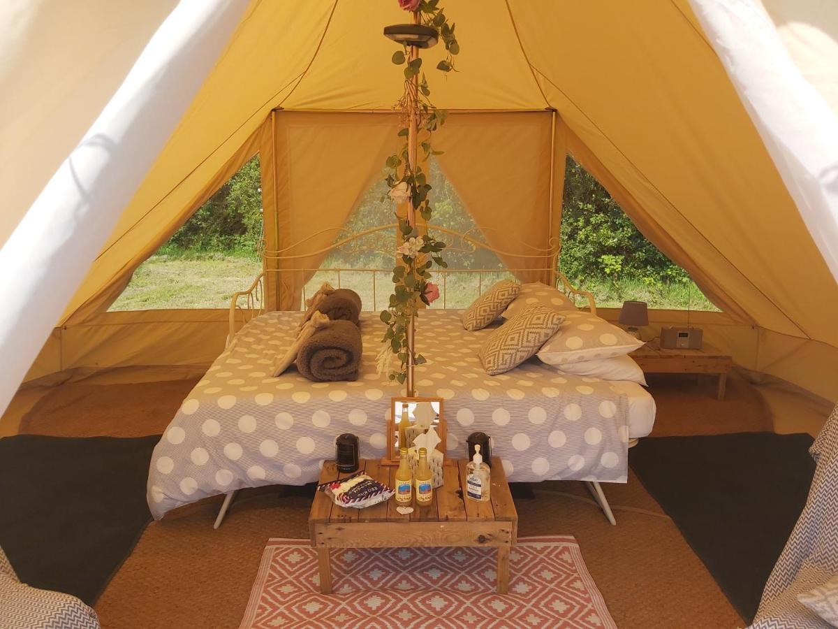 Hopgarden Glamping - Luxury 6M Bell Tent Wadhurst المظهر الخارجي الصورة