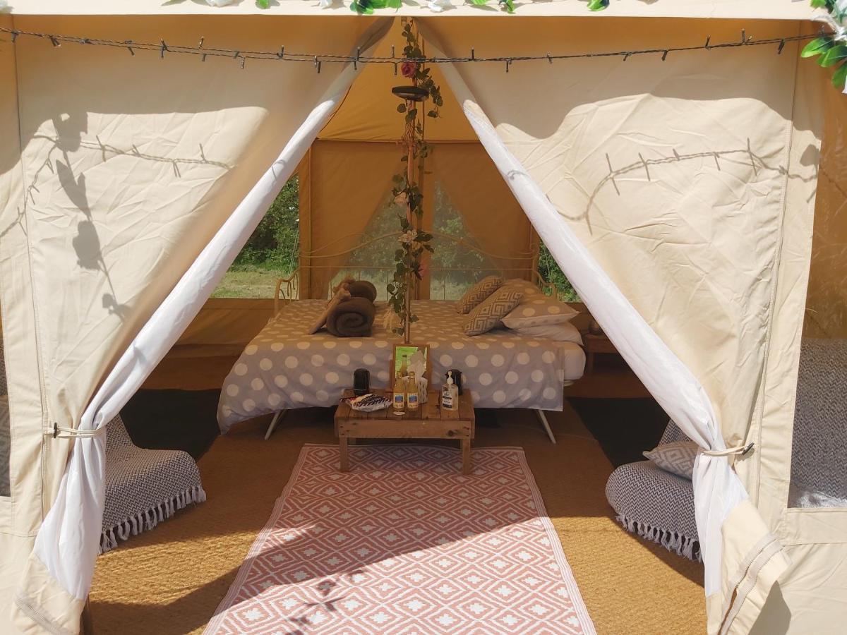 Hopgarden Glamping - Luxury 6M Bell Tent Wadhurst المظهر الخارجي الصورة