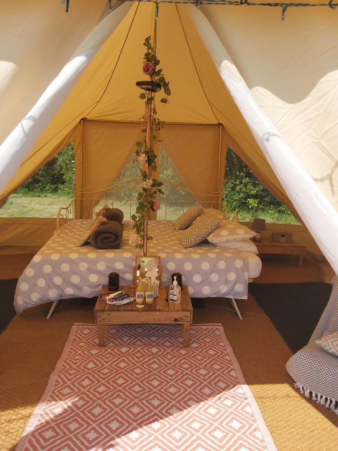Hopgarden Glamping - Luxury 6M Bell Tent Wadhurst المظهر الخارجي الصورة