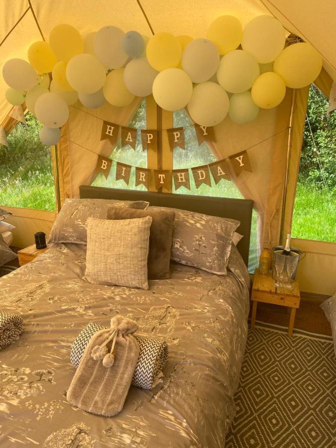 Hopgarden Glamping - Luxury 6M Bell Tent Wadhurst المظهر الخارجي الصورة