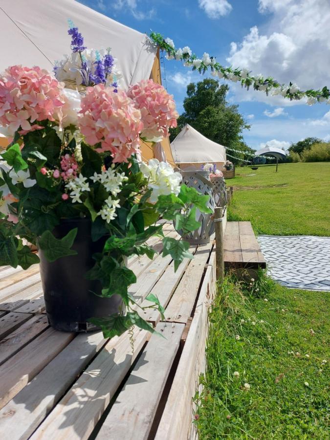 Hopgarden Glamping - Luxury 6M Bell Tent Wadhurst المظهر الخارجي الصورة