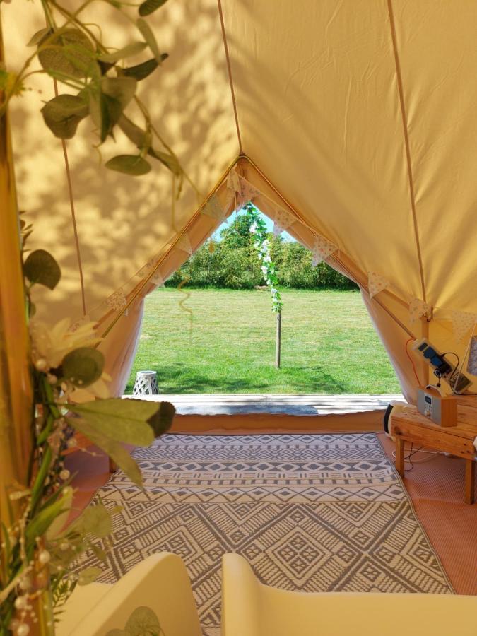 Hopgarden Glamping - Luxury 6M Bell Tent Wadhurst المظهر الخارجي الصورة